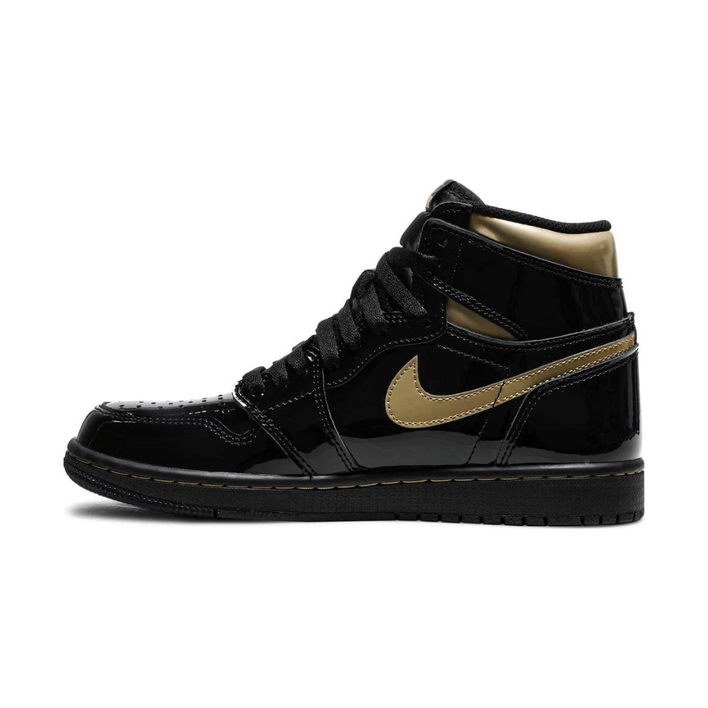 Air Jordan 1 Retro High OG Black Metallic Gold foto 3