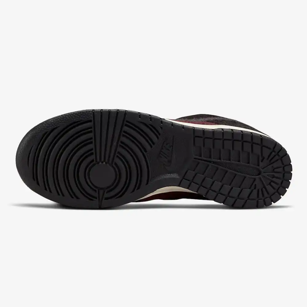 Nike Dunk Low SE Fleece Pack Burgundy Crush foto 5