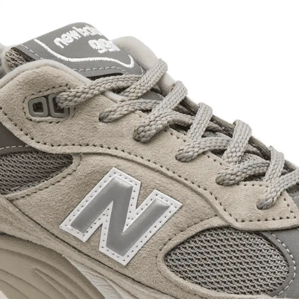 New Balance 991 Grey White - Droper