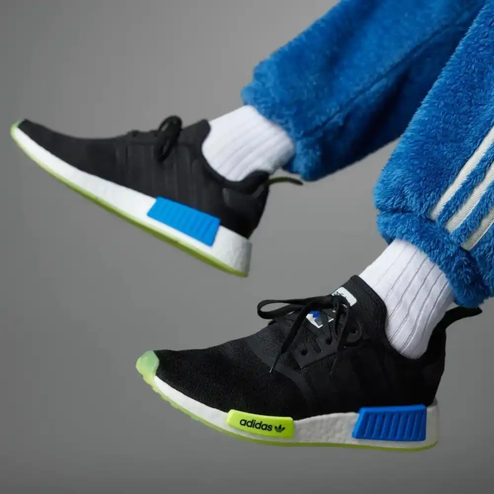 Indigo Herz x adidas NMD_R1 Core Black - Droper