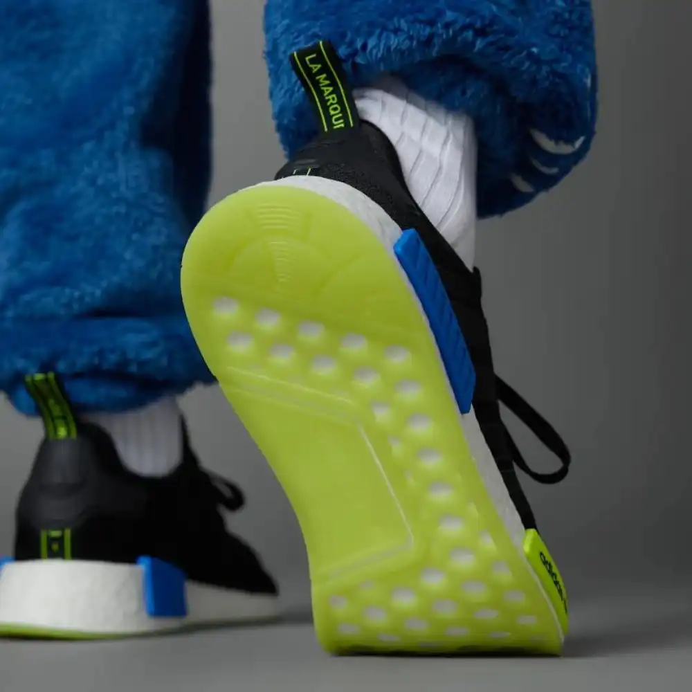 Indigo Herz x adidas NMD_R1 Core Black - Droper