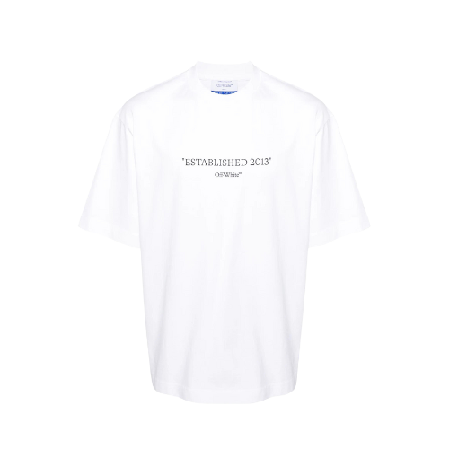 Camiseta Off-White 2013 Skate White Black - Droper