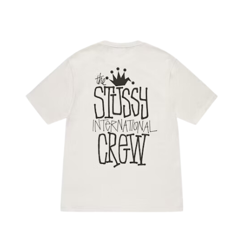 Camiseta Stussy Crown International Pigment Dyed Natural