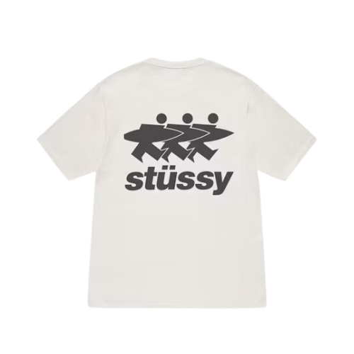 Camiseta Stussy Surfwalk Pigment Dyed Natural - Droper
