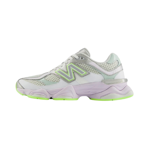 New Balance 9060 White Silver Metalic Taro