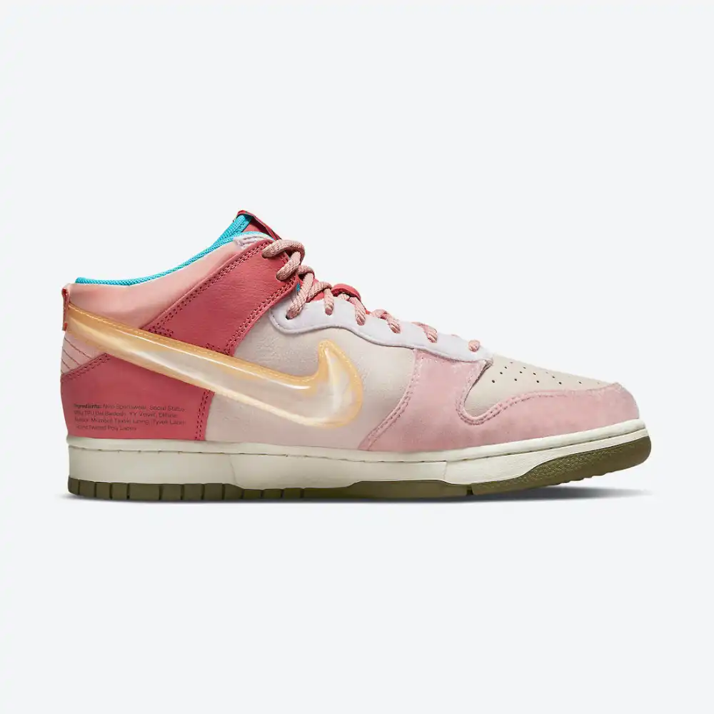 Social Status x Nike Dunk Mid Free Lunch Strawberry Milk foto 3