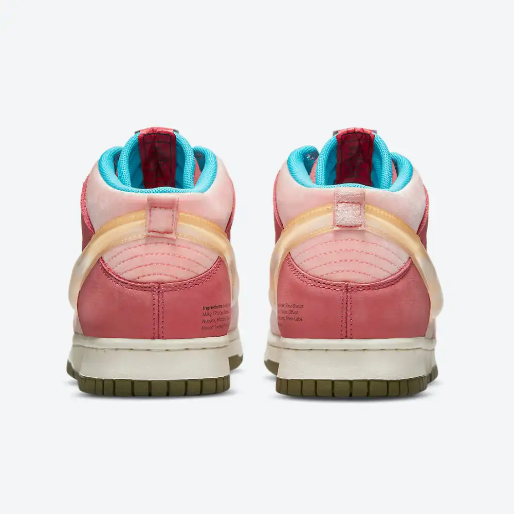 Social Status x Nike Dunk Mid Free Lunch Strawberry Milk foto 4