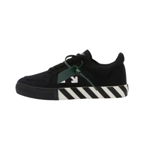 Off-White Vulcanized Low Canvas Black