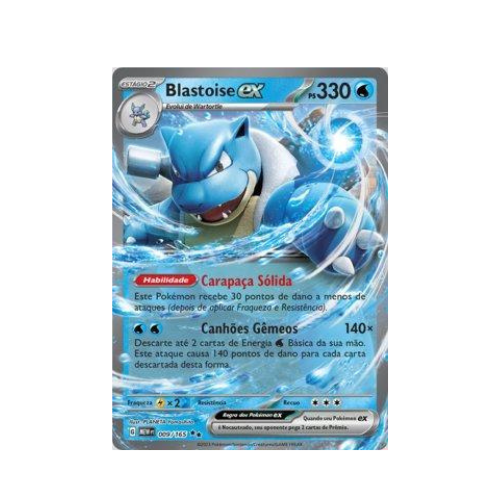 Blastoise EX 2023 Pokémon TCG (009/165)