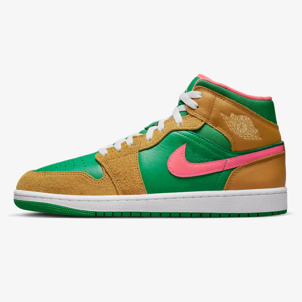 Air Jordan 1 Mid SE Wheat Watermelon foto 1