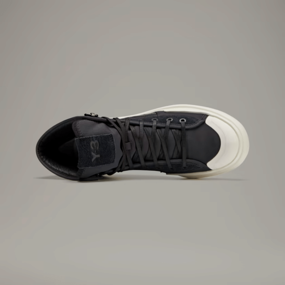 Y-3 x adidas Ajatu Court High Black Off White foto 2