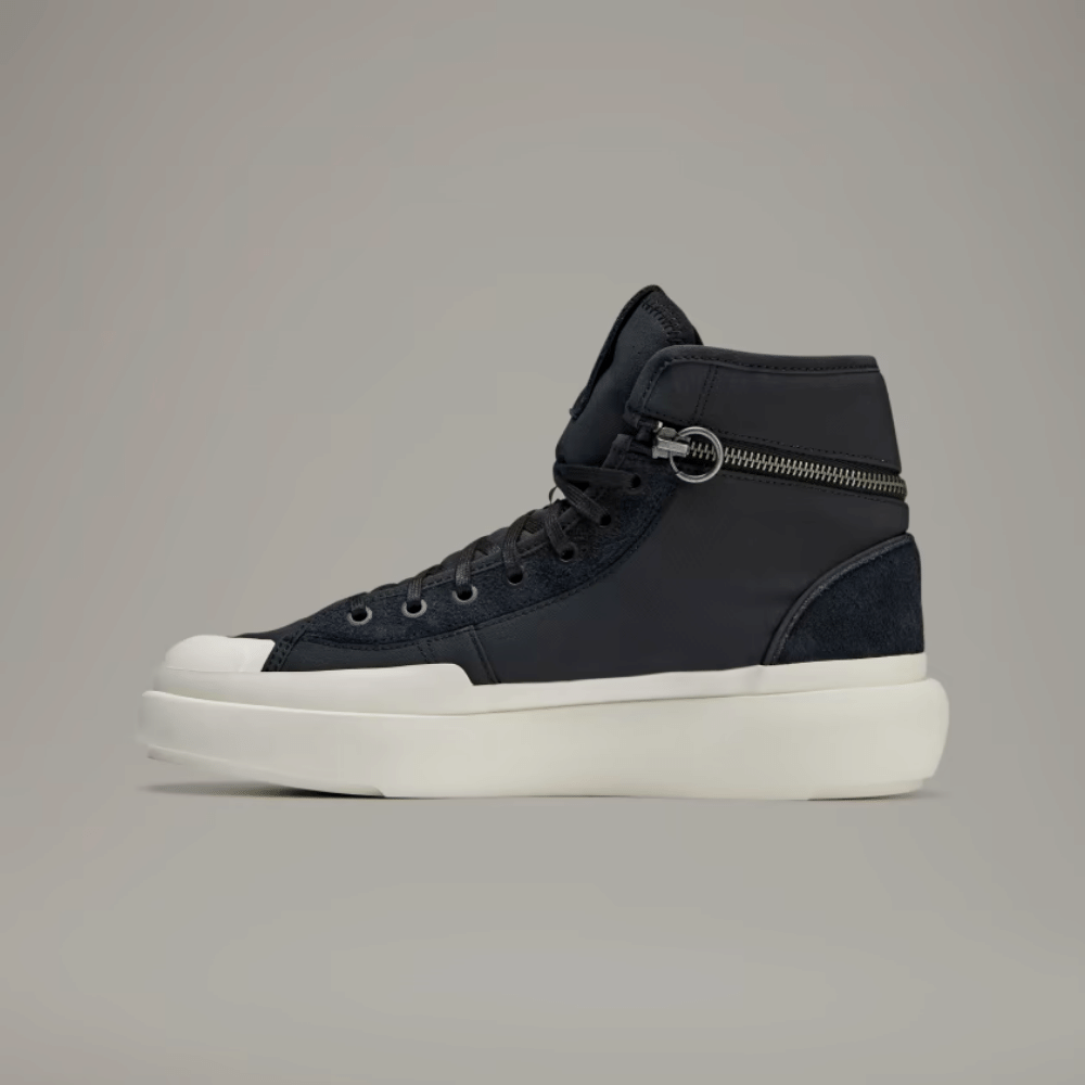 Y-3 x adidas Ajatu Court High Black Off White foto 3