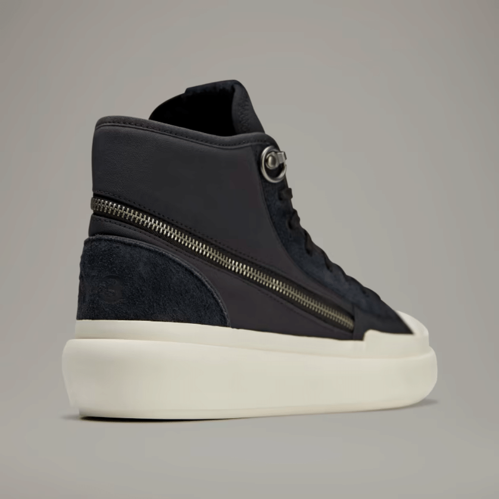 Y-3 x adidas Ajatu Court High Black Off White foto 4