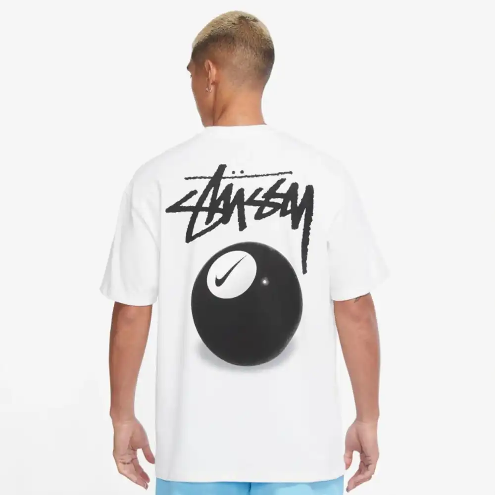 Stussy × Nike SS 8 Ball T-Shirt White | www.fleettracktz.com
