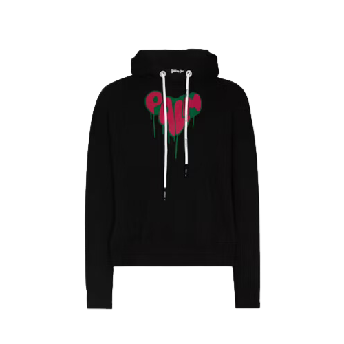 Moletom Palm Angels Palm Spray Heart Black Red Green