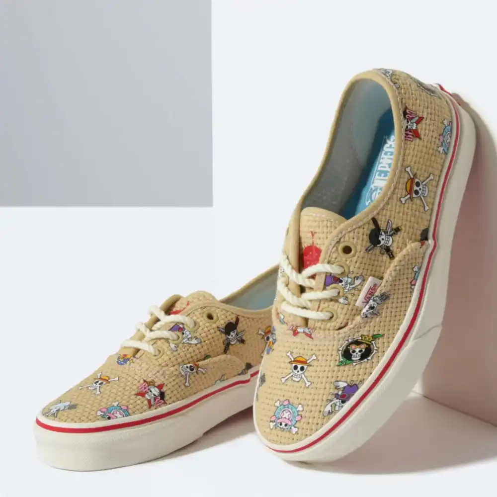 One Piece x Vans Authentic Straw Hat Crew Natural Multi - Droper