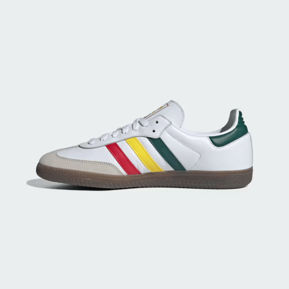 adidas Samba OG White Yellow Collegiate Green foto 2