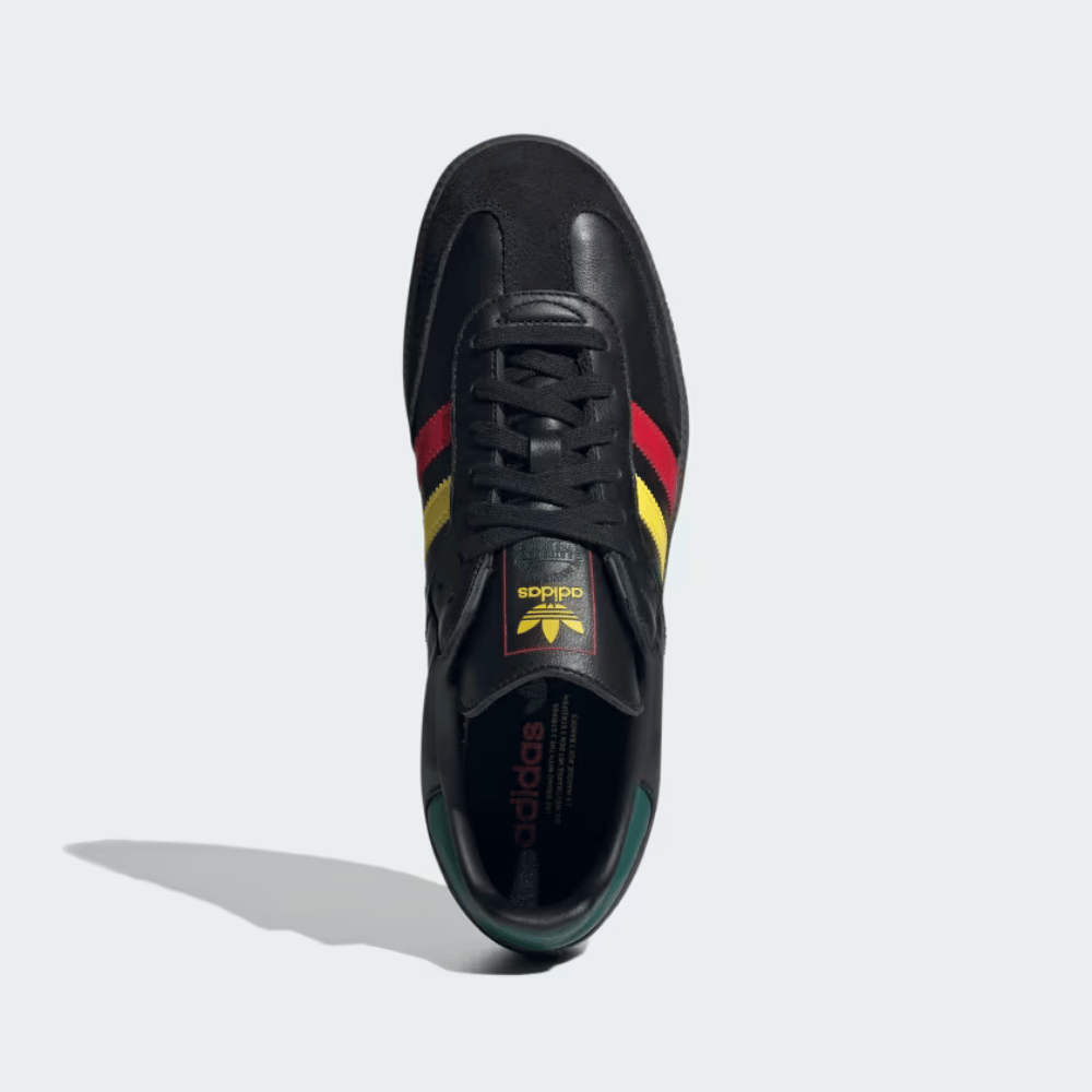 adidas Samba OG Black Yellow Collegiate Green foto 2