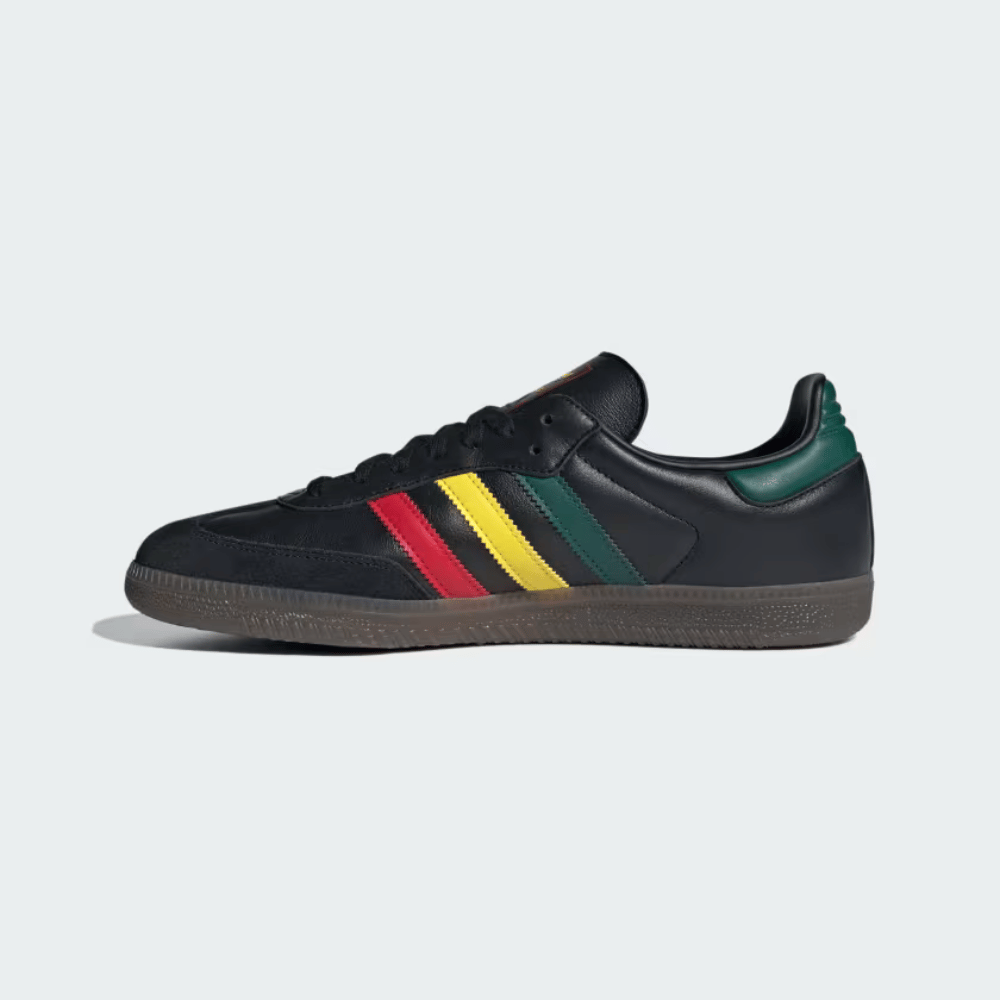 adidas Samba OG Black Yellow Collegiate Green foto 3