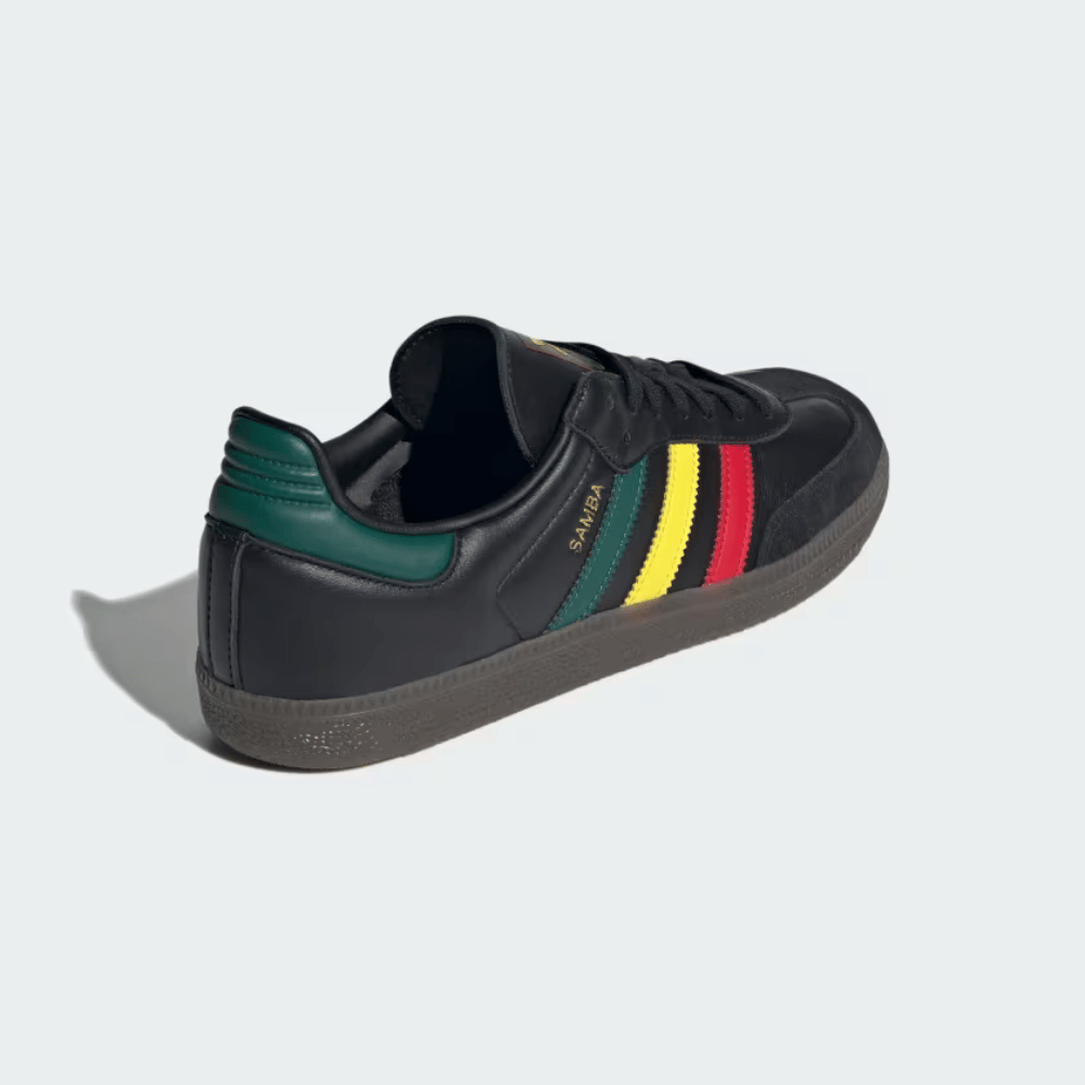 adidas Samba OG Black Yellow Collegiate Green foto 4