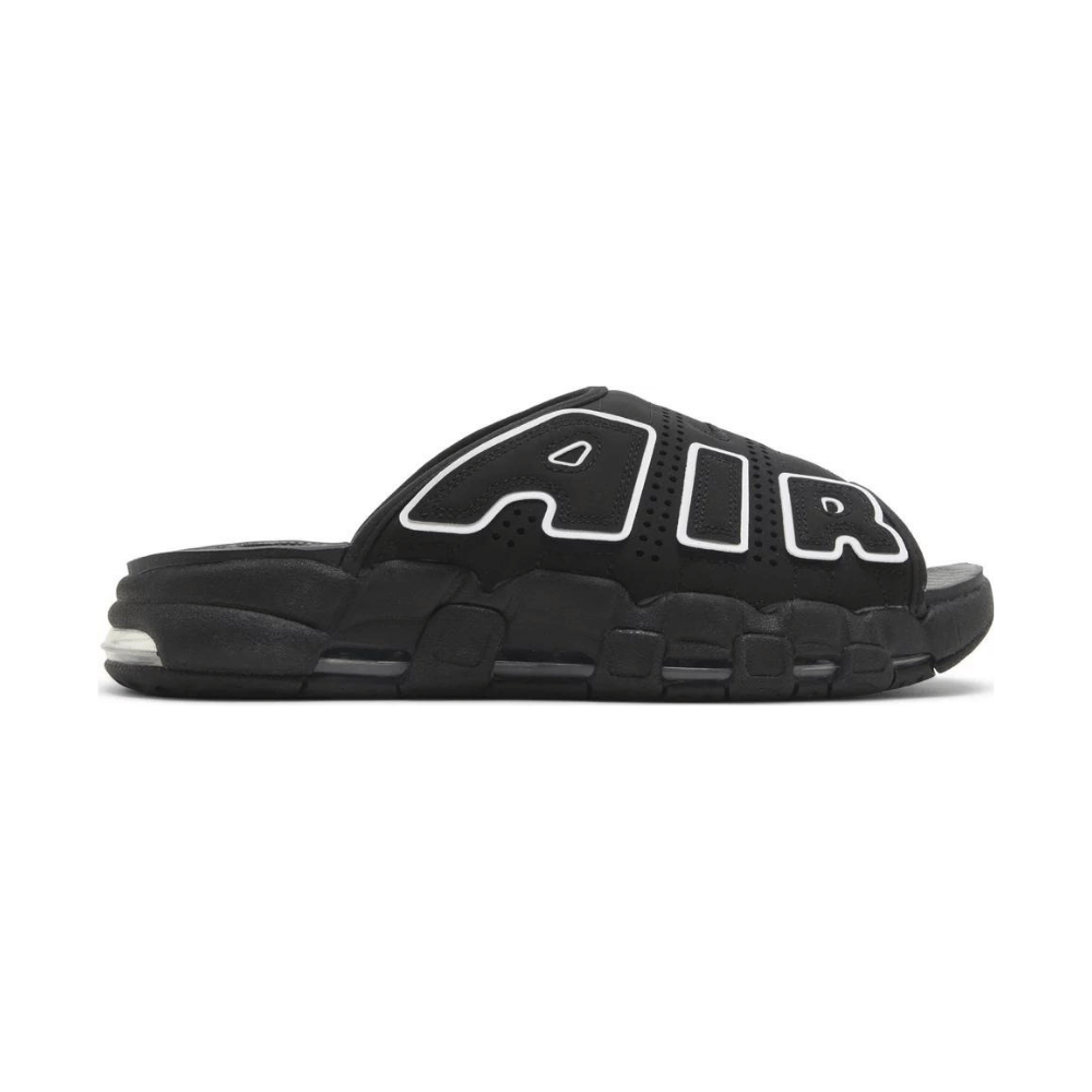 NIKE AIR MORE UPTEMPO SLIDE ブラック　31cm Nike Air More Uptempo Slide Black Black Sole - Droper