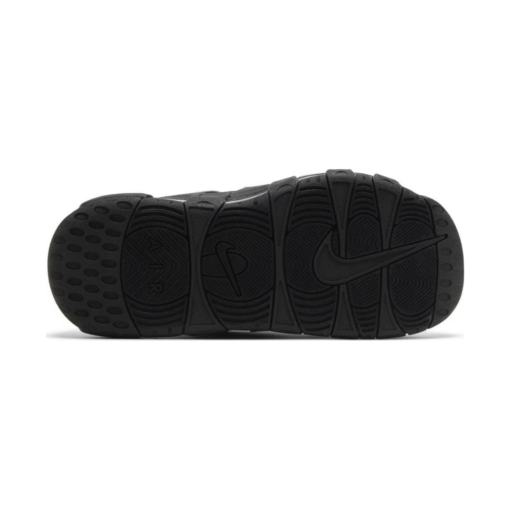 Nike Air More Uptempo Slide Black Black Sole - Droper