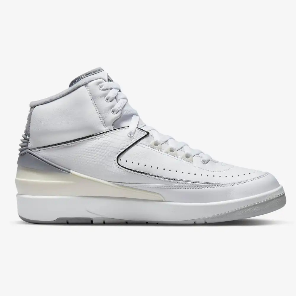 Air Jordan 2 White and Cement Grey foto 3