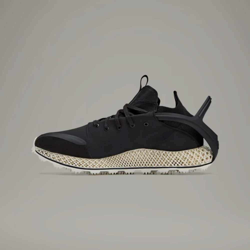 Y-3 x adidas Runner 4D Halo Black Cream White foto 3