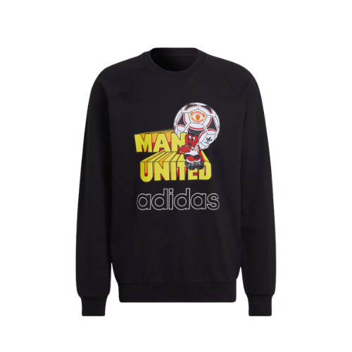 Moletom adidas Manchester United Estampado Black