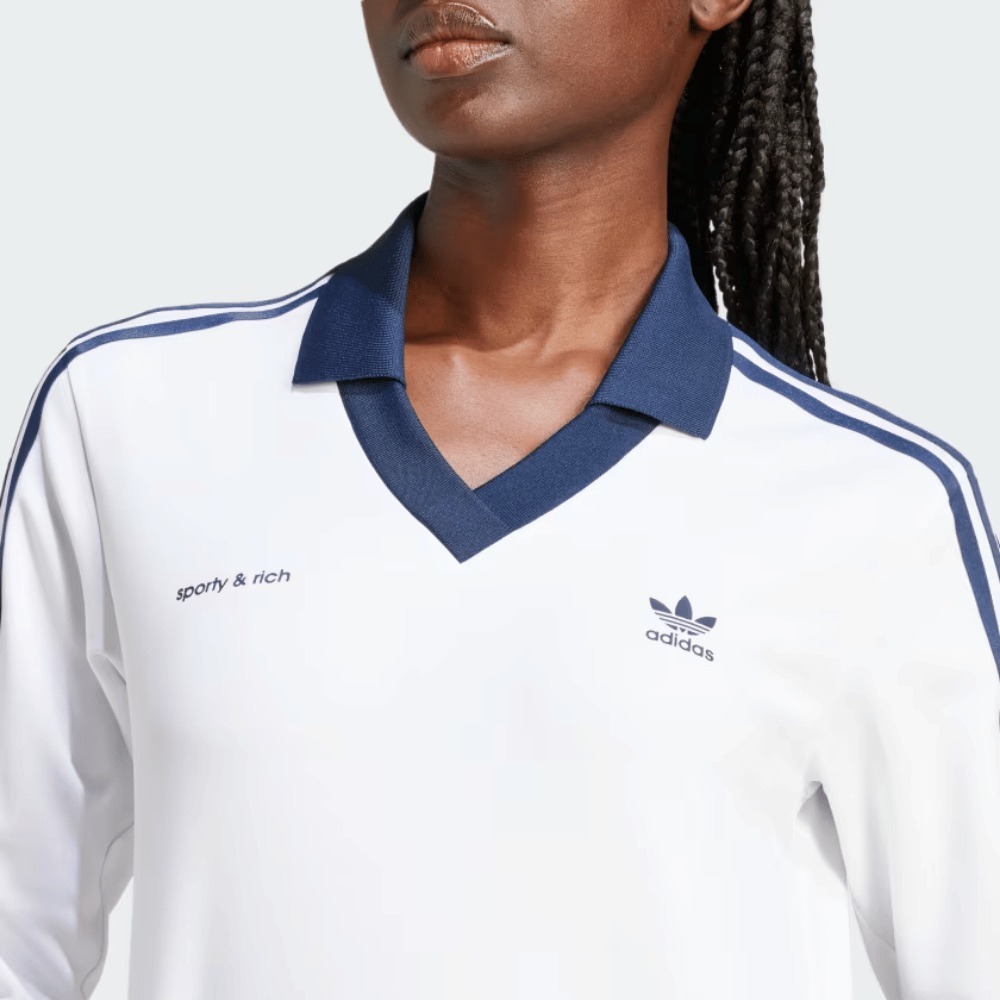 Sporty & Rich x adidas Camisa Futebol Manga Longa White Night