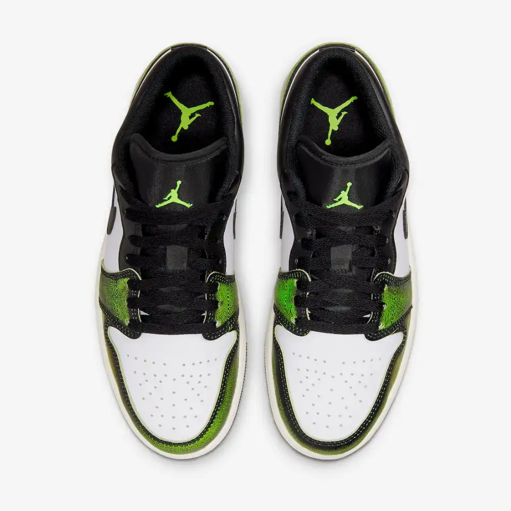 electric green gym red jordan 1