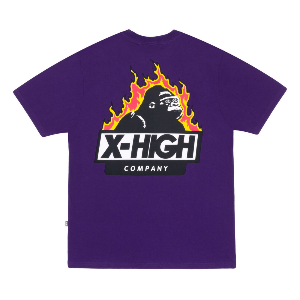XLarge x High Company Camiseta Logo X-HIGH Purple foto 1