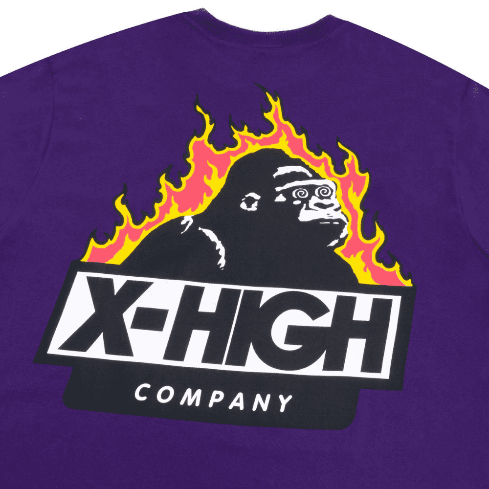 XLarge x High Company Camiseta Logo X-HIGH Purple foto 3