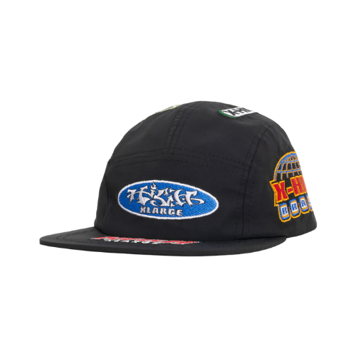 XLarge x High Company Boné 5 Panel Patch Logos Black