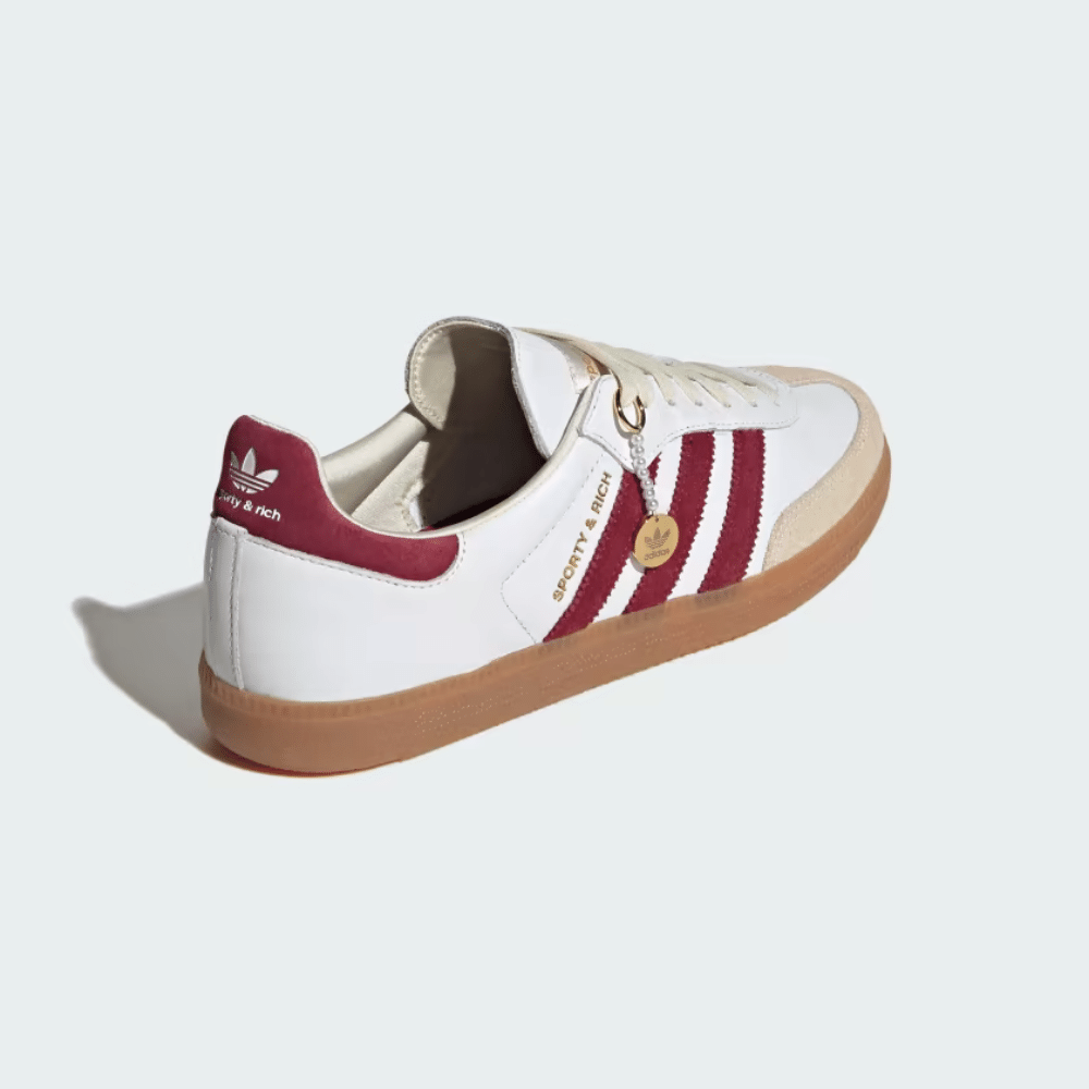 Sporty & Rich x adidas Samba OG Collegiate Burgundy foto 4