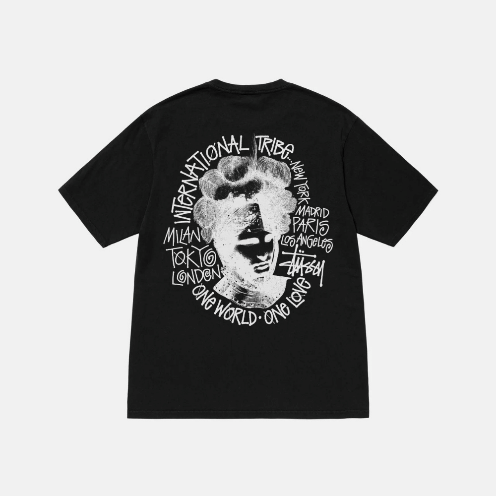 Camiseta Stussy Camelot Pigment Dyed Black foto 1