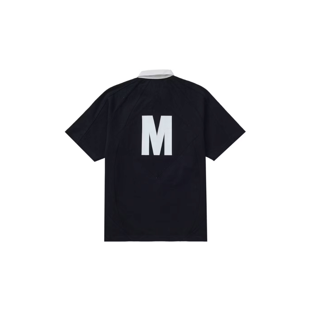 Camiseta Supreme S/S Rugby Black - Droper
