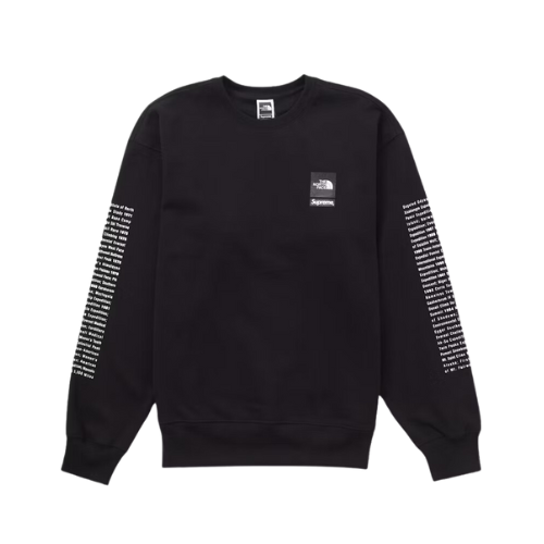 The North Face x Supreme Crewneck Black - Droper