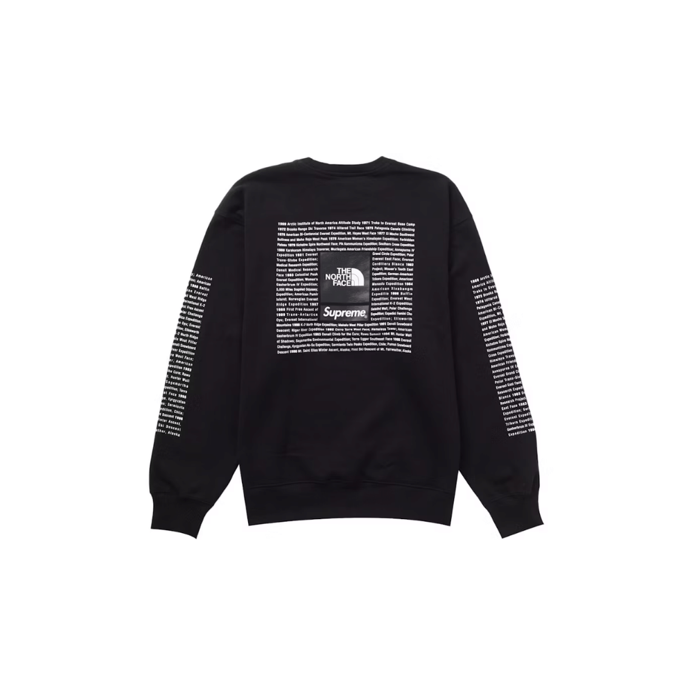 The North Face x Supreme Crewneck Black - Droper