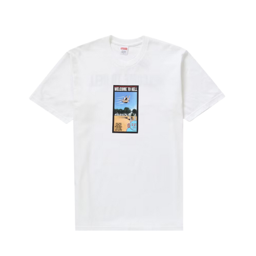 Toy Machine x Supreme Camiseta Welcome To Hell White - Droper