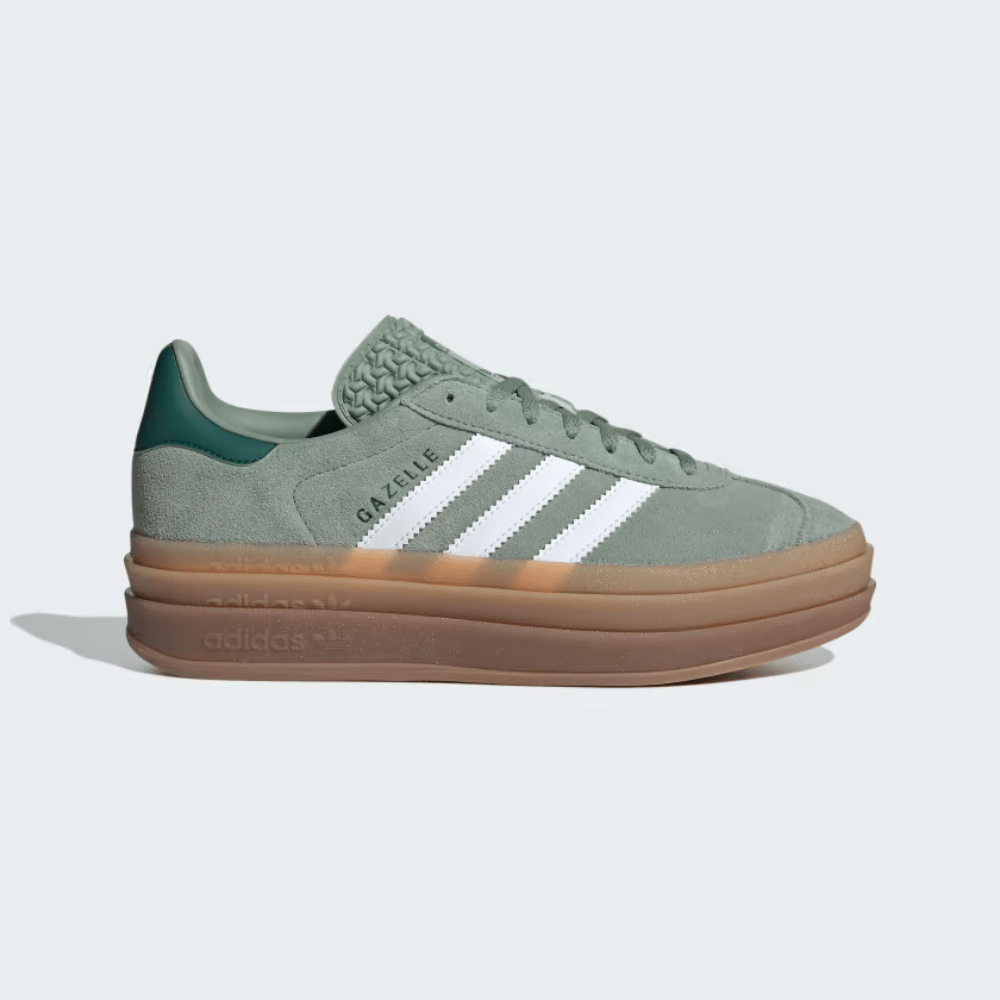 adidas Gazelle Bold Silver Green foto 1