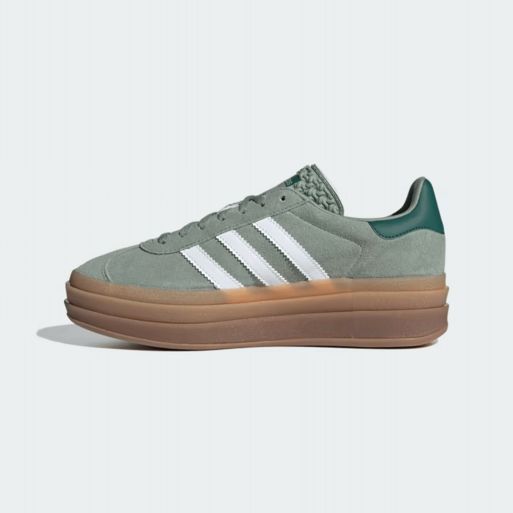 adidas Gazelle Bold Silver Green foto 3