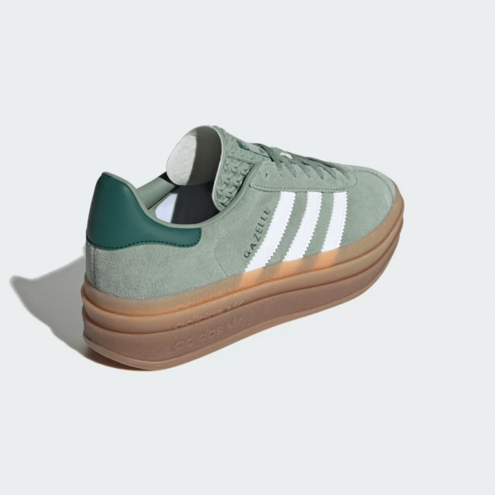adidas Gazelle Bold Silver Green foto 4