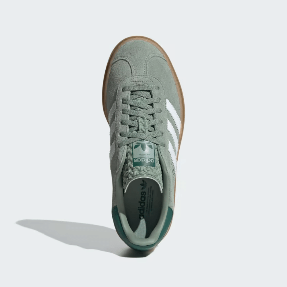adidas Gazelle Bold Silver Green foto 2