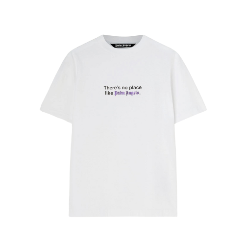 Camiseta Palm Angels No Place Classic White Black