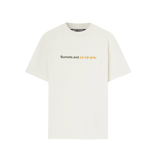 Camiseta Palm Angels Sunsets Butter Black