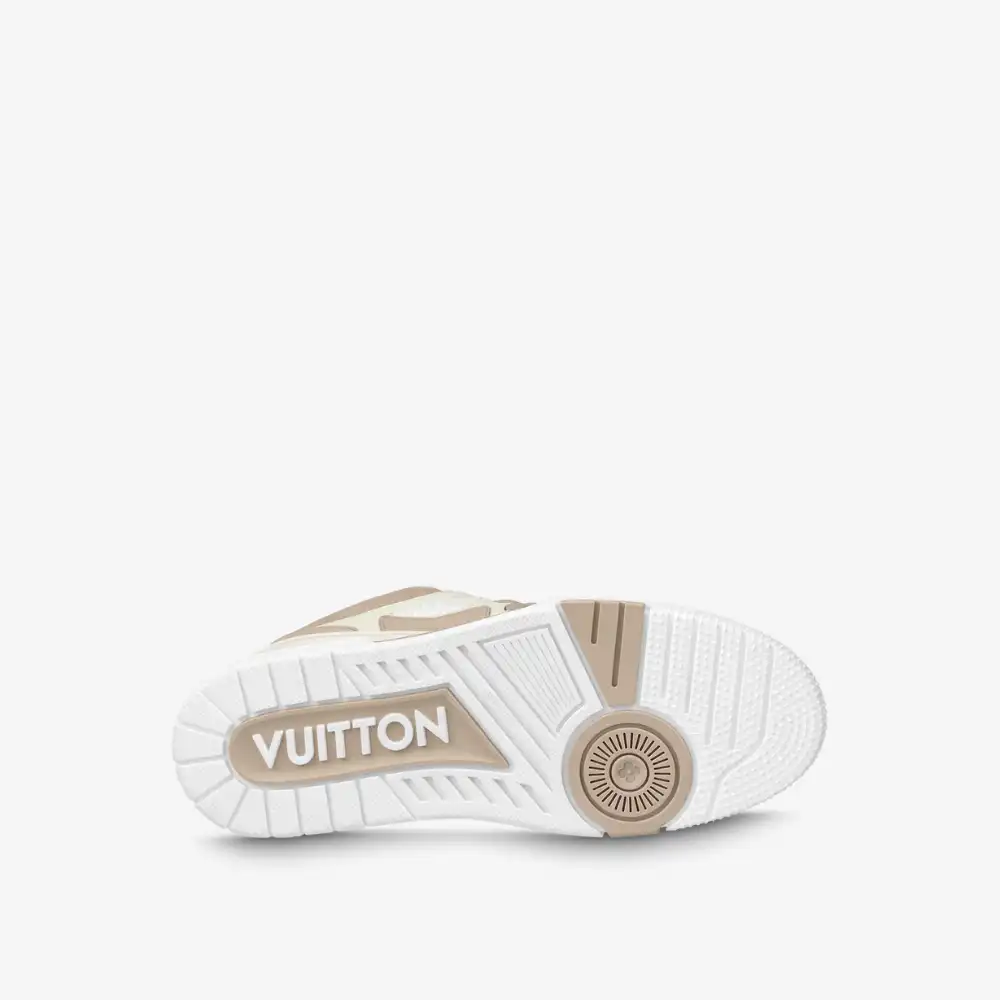 Tenis Louis Vuitton Blanco Suela Beige – Derene