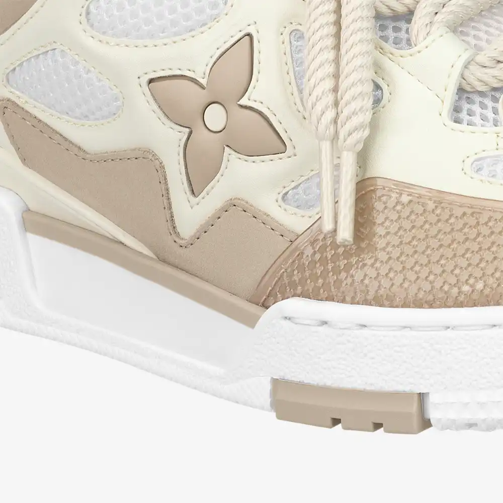 Tenis Louis Vuitton Blanco Suela Beige – Derene