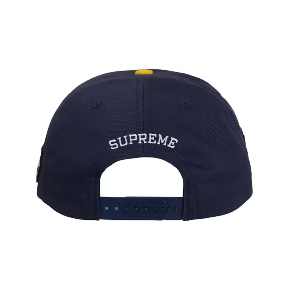 Boné Supreme Italia 6-Panel Navy - Droper