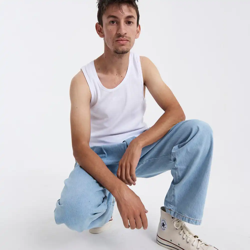 Calça TUPODE Leisure Chino Jeans Sky foto 4